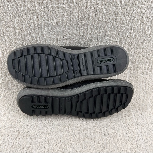 Remonte Shoes Womens 7 Black/Silver Liv 2 R1402-01 Side Zip Comfort‎ Side Zip - Picture 11 of 14